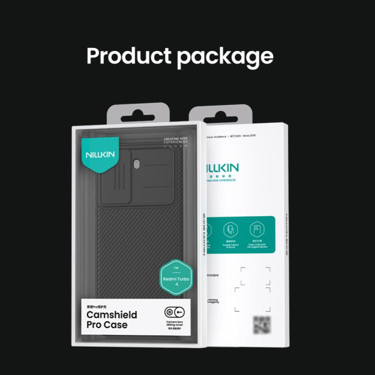 For Redmi Turbo 4 NILLKIN CamShield Pro PC Phone Case