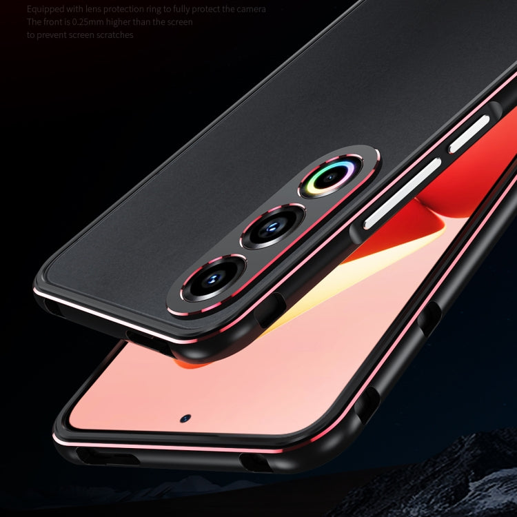 For Meizu 21 Aurora Series Lens Protector + Metal Frame Phone Case