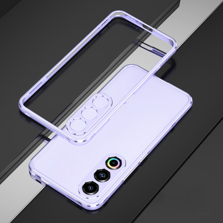 For Meizu 21 Aurora Series Lens Protector + Metal Frame Phone Case