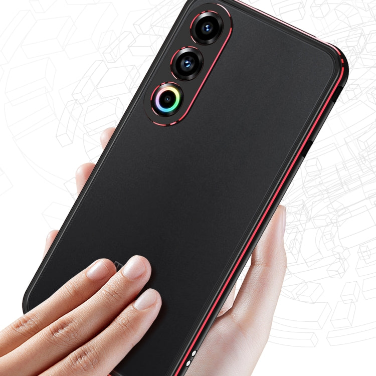 For Meizu 21 Aurora Series Lens Protector + Metal Frame Phone Case