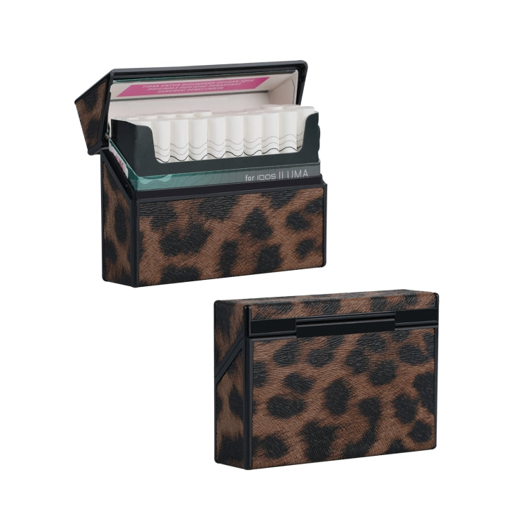 For IQOS Series Electronic Cigarette Grooved Leather PC Storage Box