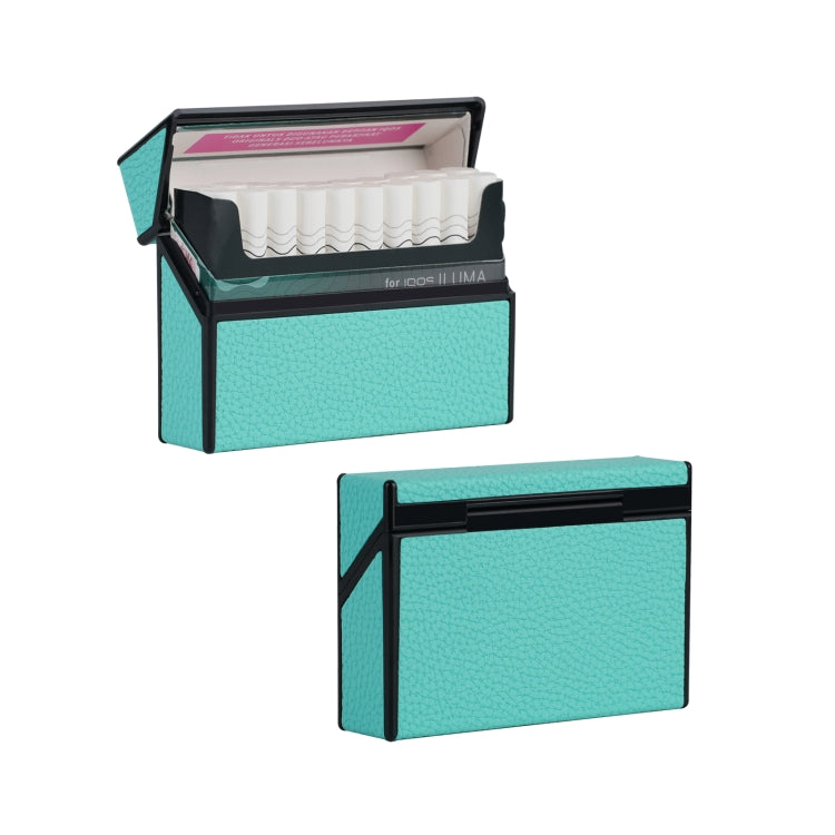 For IQOS Series Electronic Cigarette Grooved Leather PC Storage Box