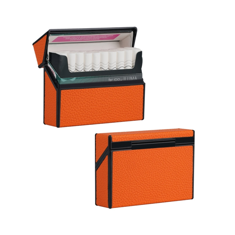 For IQOS Series Electronic Cigarette Grooved Leather PC Storage Box