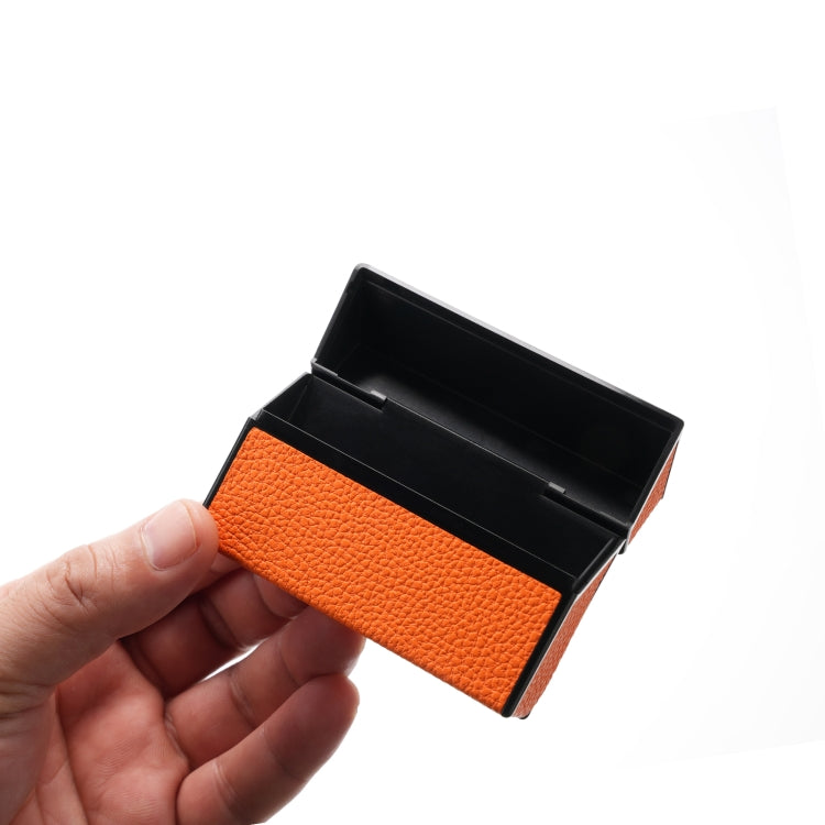 For IQOS Series Electronic Cigarette Grooved Leather PC Storage Box