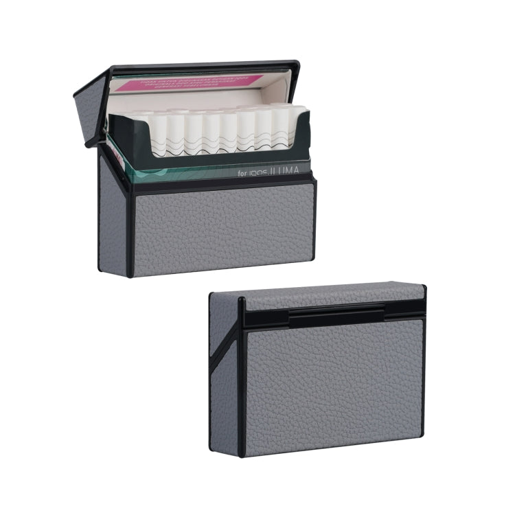 For IQOS Series Electronic Cigarette Grooved Leather PC Storage Box