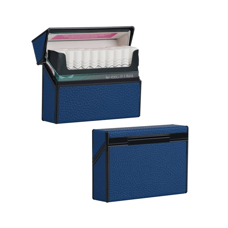 For IQOS Series Electronic Cigarette Grooved Leather PC Storage Box