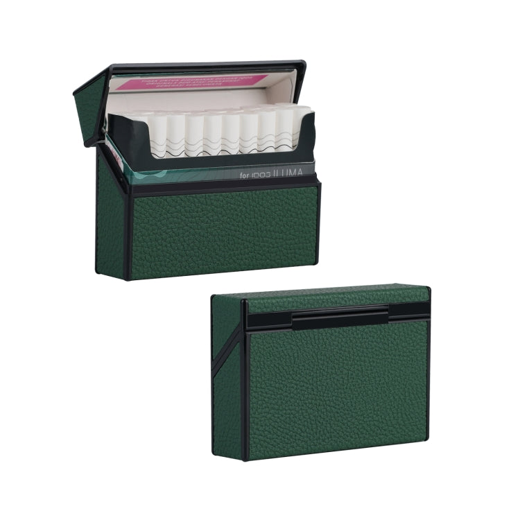 For IQOS Series Electronic Cigarette Grooved Leather PC Storage Box