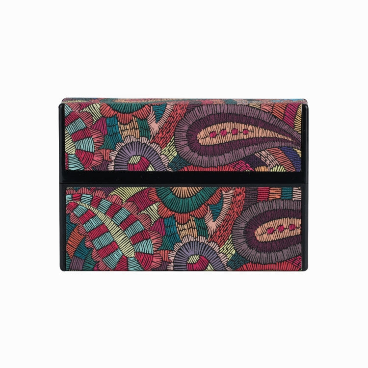 For IQOS Series Electronic Cigarette Grooved Leather PC Storage Box