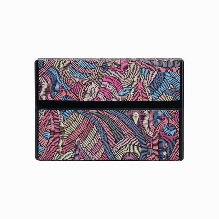 For IQOS Series Electronic Cigarette Grooved Leather PC Storage Box