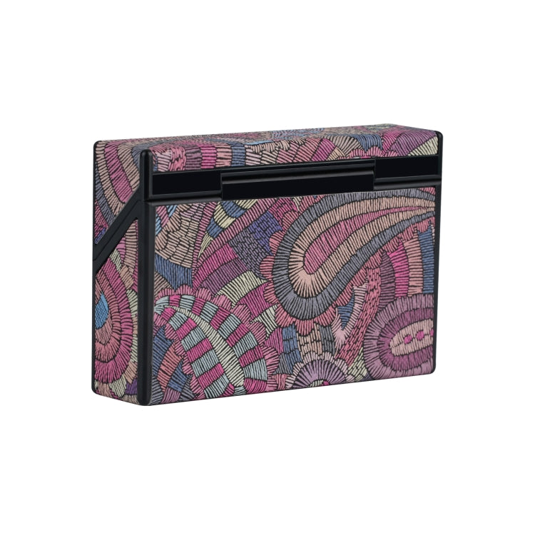 For IQOS Series Electronic Cigarette Grooved Leather PC Storage Box