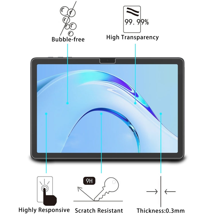 For Plimpad P8 Pro 9H 0.3mm Explosion-proof Tempered Glass Film