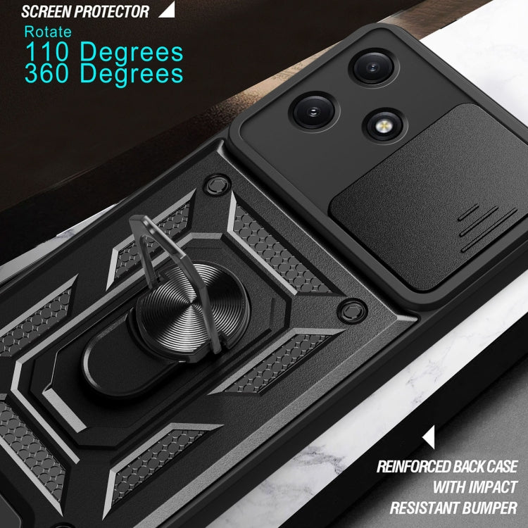 For Redmi 12 5G Sliding Camera Cover Design TPU+PC Phone Case