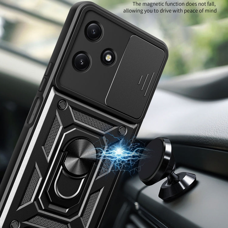 For Redmi 12 5G Sliding Camera Cover Design TPU+PC Phone Case