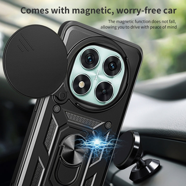 For Redmi Note 14 Pro 5G Sliding Camera Cover Design TPU+PC Phone Case