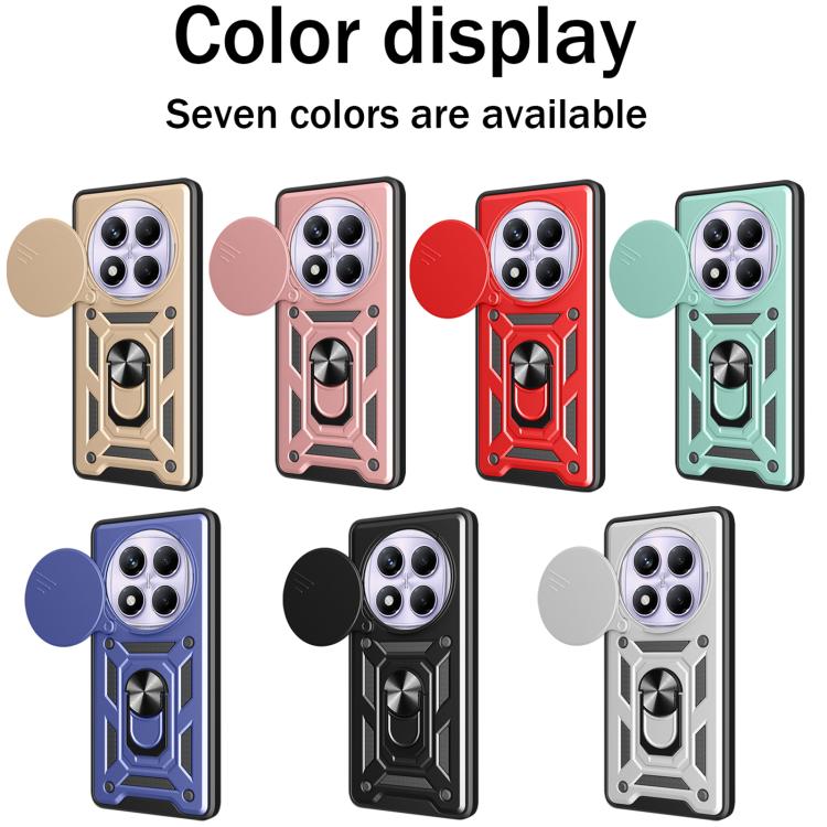 For Redmi Note 14 Pro 4G Sliding Camera Cover Design TPU+PC Phone Case
