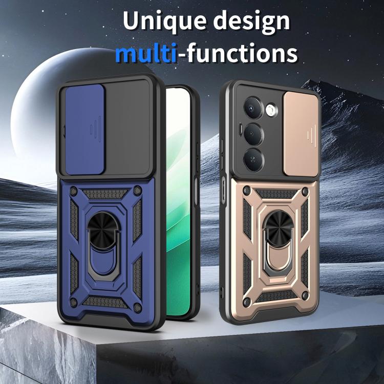 For Redmi 15 5G Global/15 4G SEA 169mm Sliding Camera Cover Design TPU+PC Phone Case
