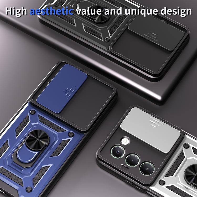 For Redmi 15 5G Global/15 4G SEA 169mm Sliding Camera Cover Design TPU+PC Phone Case
