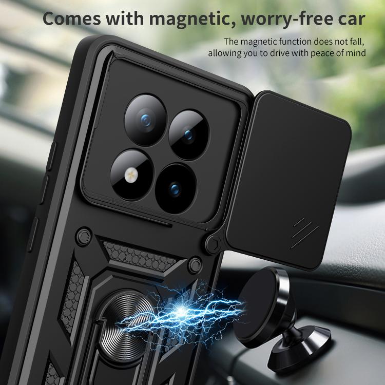For Redmi Note 15 Pro+ 5G Global 163.3mm Sliding Camera Cover Design TPU+PC Phone Case