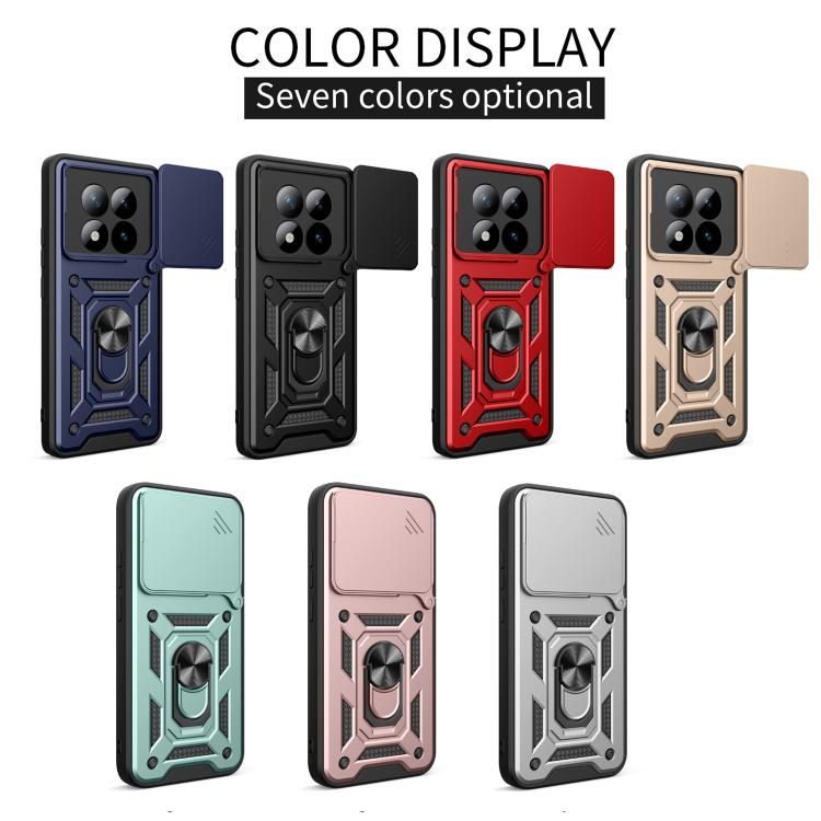 For Redmi Note 15 Pro+ 5G Global 163.3mm Sliding Camera Cover Design TPU+PC Phone Case