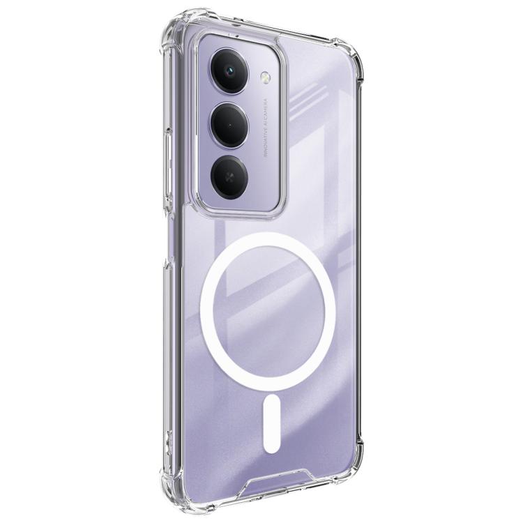 For Redmi 15 5G Global 169.5mm IMAK Space Shield PC + TPU Airbag Shockproof MagSafe Phone Case - Transparent