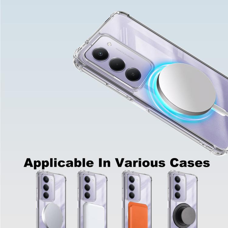 For Redmi 15 5G Global 169.5mm IMAK Space Shield PC + TPU Airbag Shockproof MagSafe Phone Case - Transparent