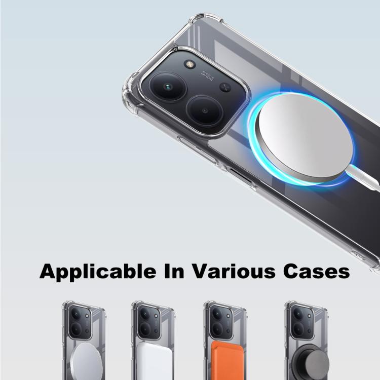 For Redmi 15C 5G/4G EU 173mm IMAK Space Shield PC + TPU Airbag Shockproof MagSafe Phone Case - Transparent