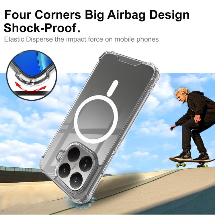 For Xiaomi 15T Pro 5G IMAK Space Shield PC + TPU Airbag Shockproof MagSafe Phone Case - Transparent