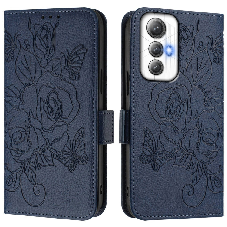 For Cubot Max 5 Embossed Rose RFID Anti-theft Leather Phone Case