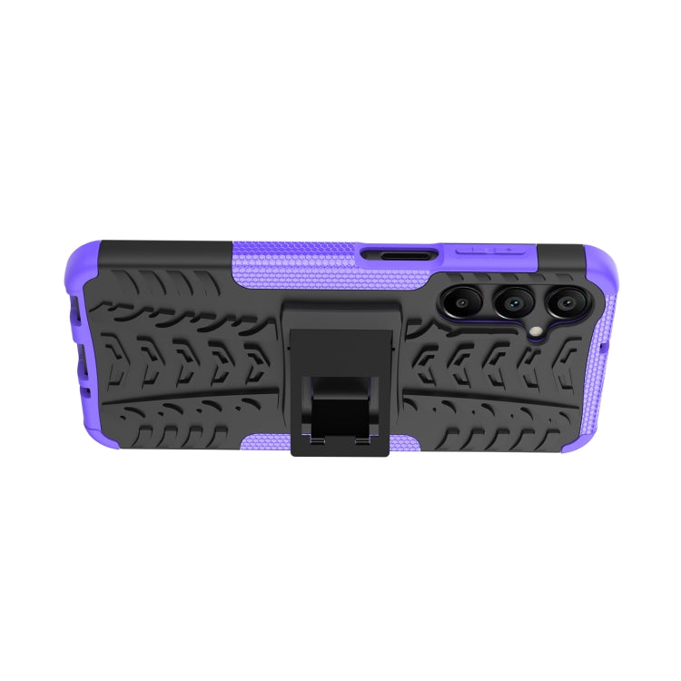 For Samsung Galaxy A16 5G Tire Texture TPU + PC Phone Case with Holder
