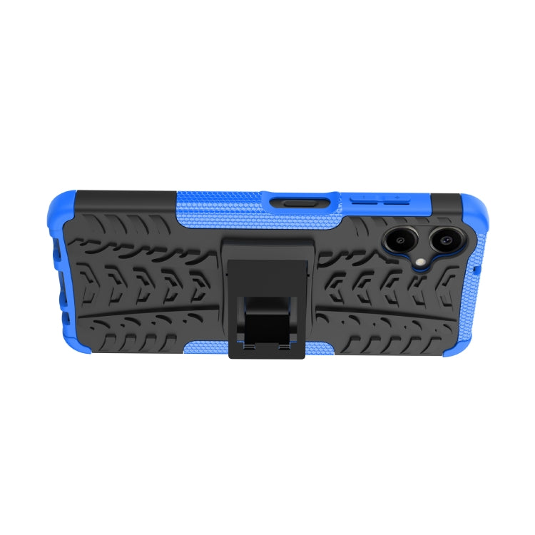 For Samsung Galaxy A06 4G Tire Texture TPU + PC Phone Case with Holder
