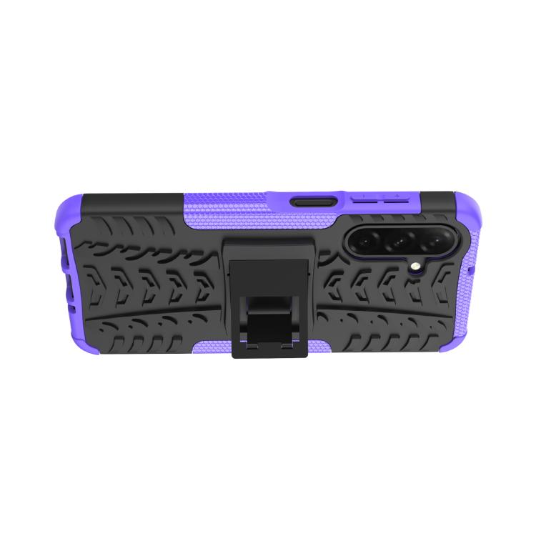 For Samsung Galaxy A26 5G Tire Texture TPU + PC Phone Case with Holder