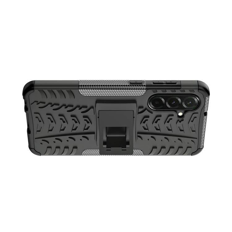 For Samsung Galaxy A36 5G Tire Texture TPU + PC Phone Case with Holder