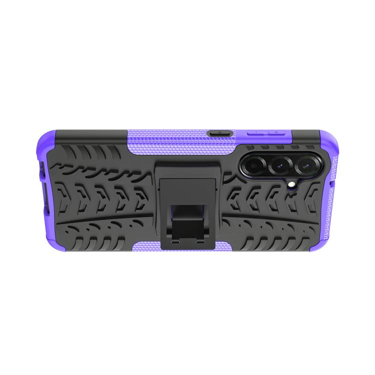 For Samsung Galaxy A36 5G Tire Texture TPU + PC Phone Case with Holder