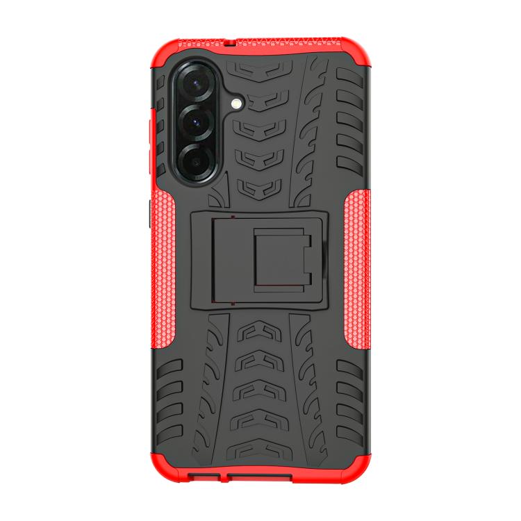 For Samsung Galaxy A36 5G Tire Texture TPU + PC Phone Case with Holder