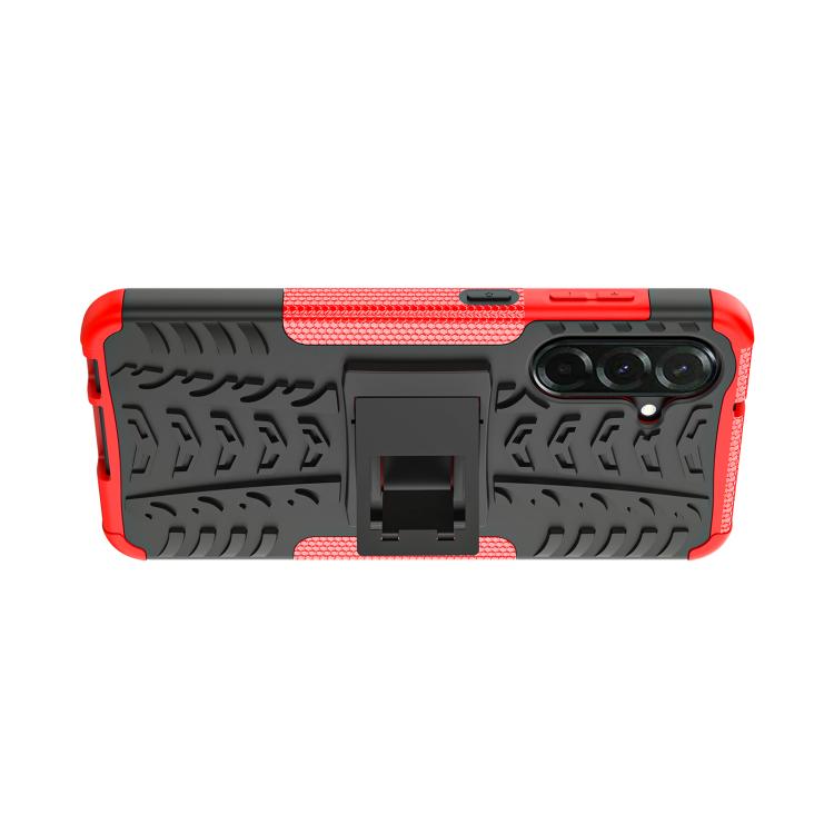 For Samsung Galaxy A36 5G Tire Texture TPU + PC Phone Case with Holder