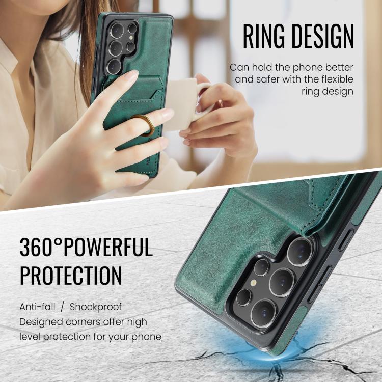 For Samsung Galaxy S25 Ultra 5G MAGKING K1 MagSafe Detachable Wallet RFID Back Cover Phone Case