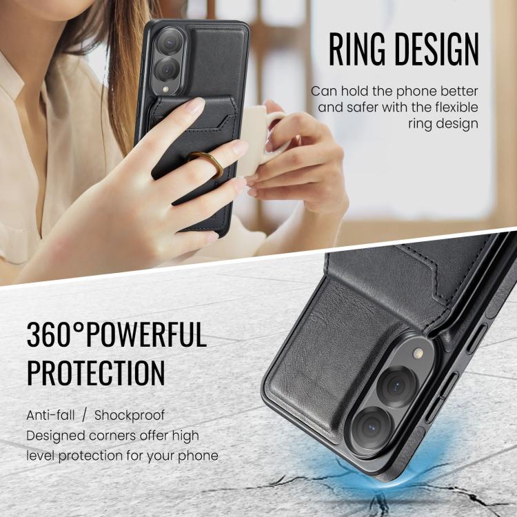 For Samsung Galaxy S25 Edge 5G MAGKING K1 MagSafe Detachable Wallet RFID Back Cover Phone Case