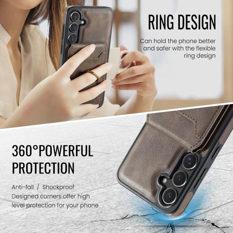 For Samsung Galaxy S25 FE 5G MAGKING K1 MagSafe Detachable Wallet RFID Back Cover Phone Case