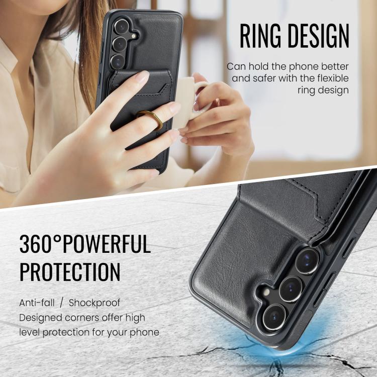 For Samsung Galaxy S25 FE 5G MAGKING K1 MagSafe Detachable Wallet RFID Back Cover Phone Case