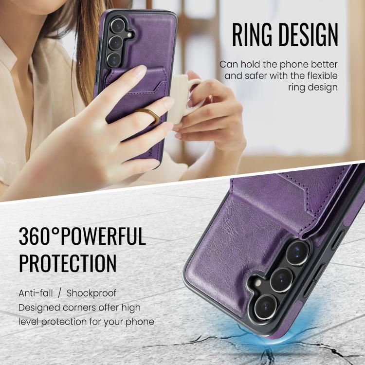 For Samsung Galaxy S25 FE 5G MAGKING K1 MagSafe Detachable Wallet RFID Back Cover Phone Case