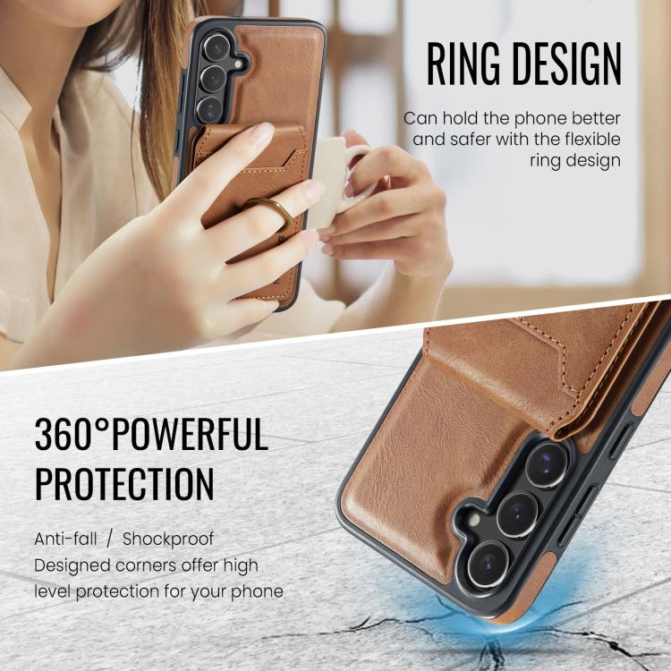For Samsung Galaxy S25 FE 5G MAGKING K1 MagSafe Detachable Wallet RFID Back Cover Phone Case
