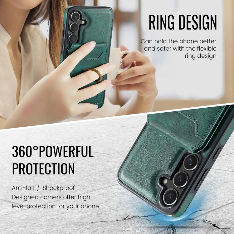 For Samsung Galaxy S25 FE 5G MAGKING K1 MagSafe Detachable Wallet RFID Back Cover Phone Case