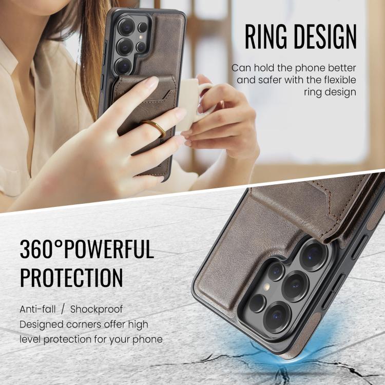 For Samsung Galaxy S26 Ultra 5G MAGKING K1 MagSafe Detachable Wallet RFID Back Cover Phone Case