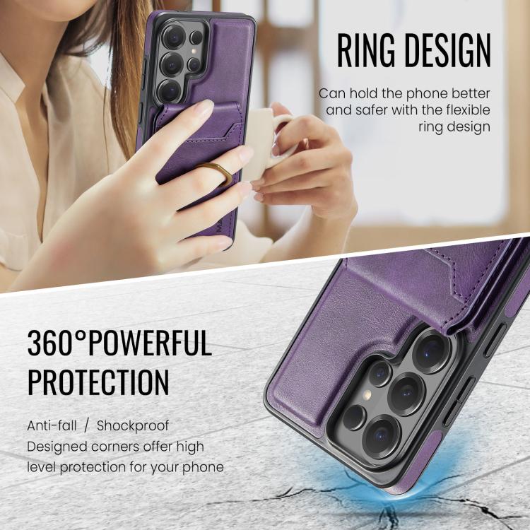 For Samsung Galaxy S26 Ultra 5G MAGKING K1 MagSafe Detachable Wallet RFID Back Cover Phone Case