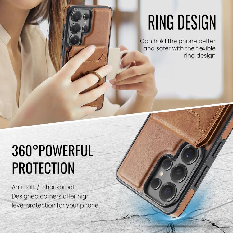 For Samsung Galaxy S26 Ultra 5G MAGKING K1 MagSafe Detachable Wallet RFID Back Cover Phone Case