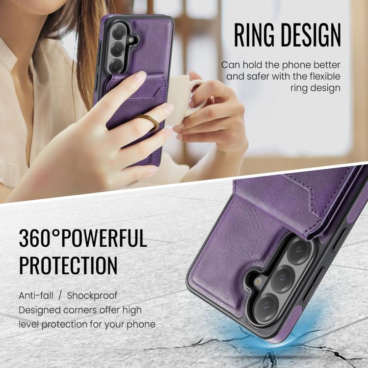 For Samsung Galaxy S26 5G MAGKING K1 MagSafe Detachable Wallet RFID Back Cover Phone Case