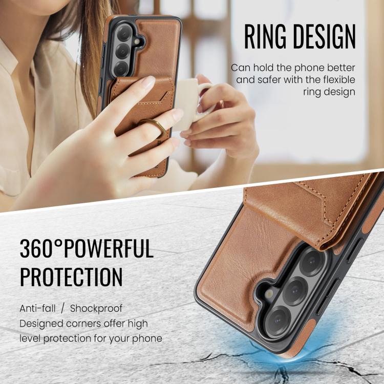 For Samsung Galaxy S26 5G MAGKING K1 MagSafe Detachable Wallet RFID Back Cover Phone Case