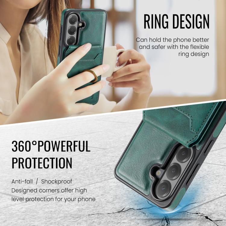 For Samsung Galaxy S26 5G MAGKING K1 MagSafe Detachable Wallet RFID Back Cover Phone Case