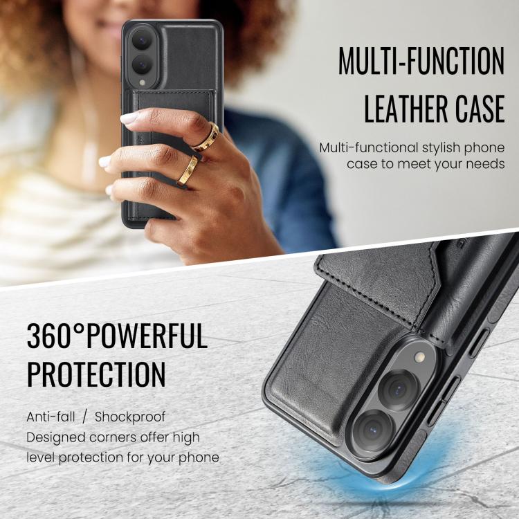 For Samsung Galaxy S25 Edge 5G MAGKING K2 Series MagSafe RFID Card Bag Detachable Phone Case