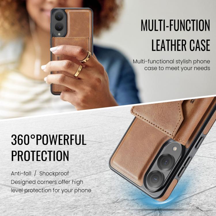 For Samsung Galaxy S25 Edge 5G MAGKING K2 Series MagSafe RFID Card Bag Detachable Phone Case